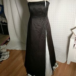 Balck and white bridesmaid dress